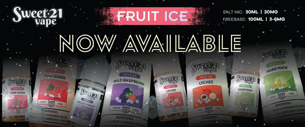 Sweet21vape home page